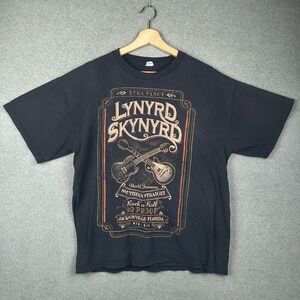 Lynyrd Skynyrd Shirt Mens XL Black Xtra Fancy 2014 Jacksonville Florida Concert